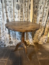 Antique Tilt Top Table Wine