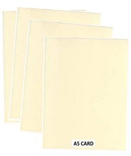 A5 or A4 IVORY CREAM CARD
