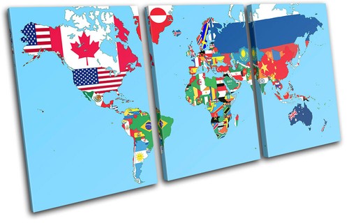 World atlas maps - atlas, flags