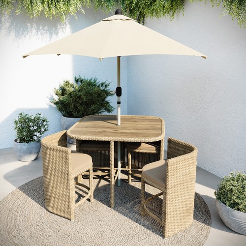 Seater beige rattan - 4,