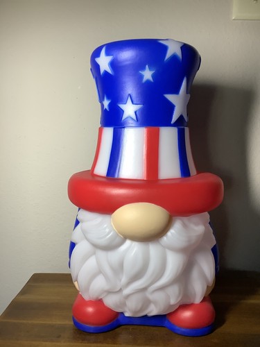 Gnome uncle sam patriotic - gnome, blow