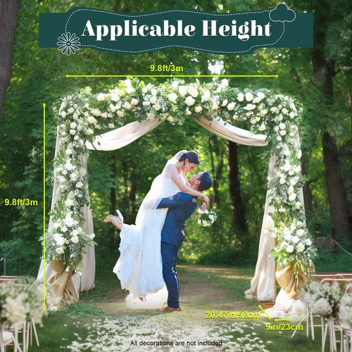 3x3m metal wedding arch - 3x3m, frame