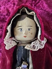 Antique Grodnertal Wooden Doll