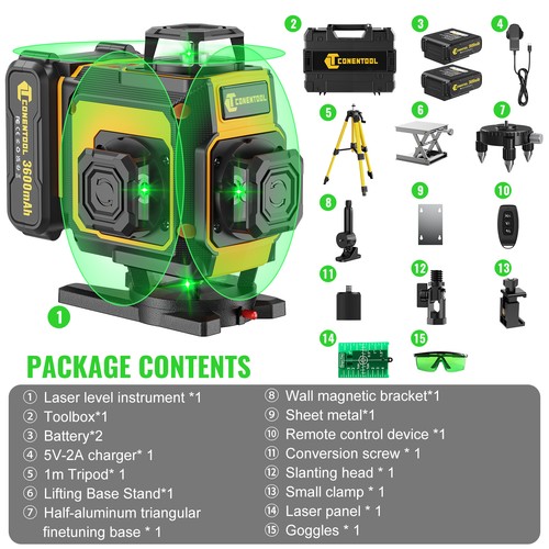 360 laser level line - level, 16