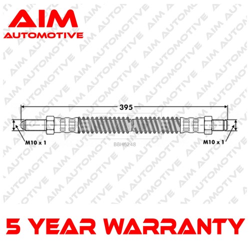 Brake hose front - brake, aim
