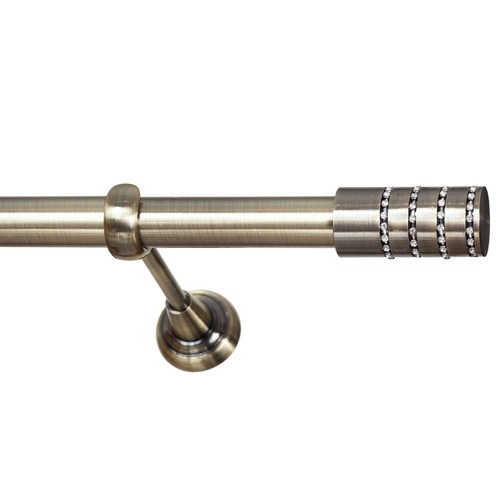 Metal curtain pole - metal,