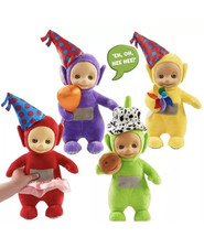 🎁 Teletubbies 31.5cm Talking Party BIRTHDAY Tinky Winky Laa Laa Po Dipsy Toy