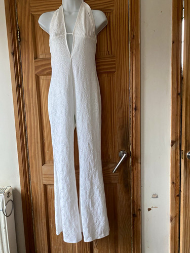 Women cream lace halter - women’s,