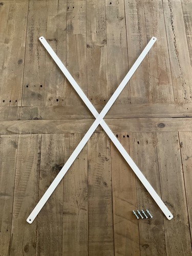 Pairs white ladderax cross - white,