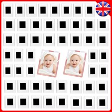 50 x Blank Fridge Magnets Clear Acrylic Insert Magnets Photos Pictures 7x4.5cm