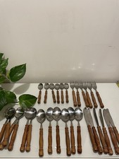 Vintage Wood Stainless Steel