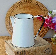 French Enamel Jug Vintage