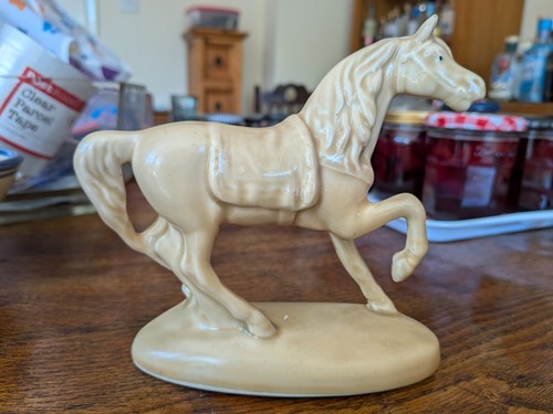 Vintage ceramic horse - ceramic, figurine
