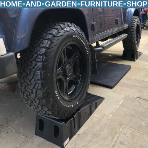 Car ramps set anti - set, skid