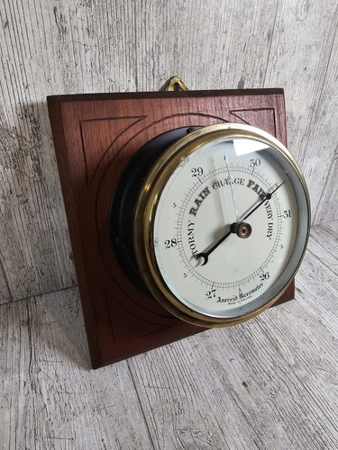 Vintage british made aneroid - british,