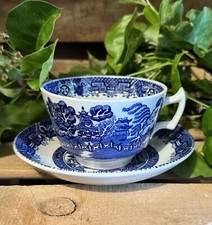 Vintage White Blue China WOODS