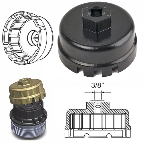 Oil filter cap wrench remover - filter,