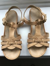 Pavers light tan flat strappy