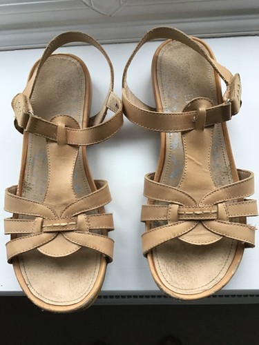 Pavers light tan flat - , strappy