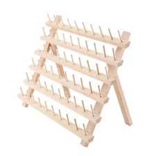 60 Spool Wooden Thread Rack