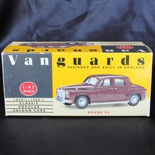 Lledo Vanguards Rover P4 Maroon Rover 1:43 scale VA19000