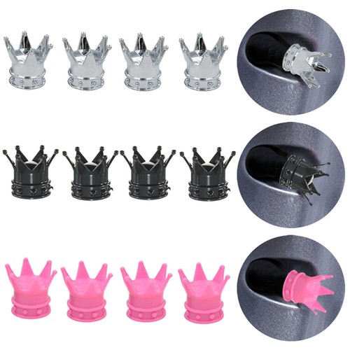 4pcs crown car tire - crown, valve