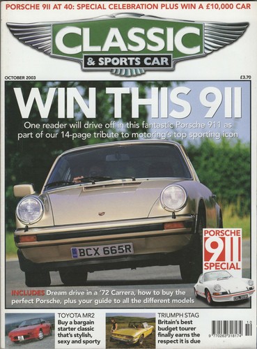 Classic sports car magazine - classic,