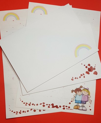 Rainbow girls letter writing - girls,