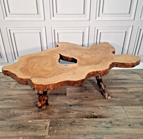 Live edge coffee - edge, table