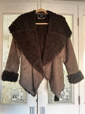 Winter afghan Brown Suede Coat
