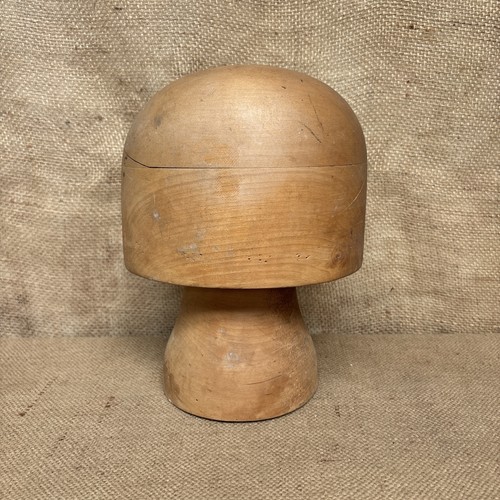 Vintage wooden millinery hat - vintage,