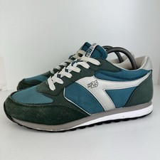 Dunlop KT26 Mens Size US 9 Wide Fit Blue Green Shoes Sneakers Trainers