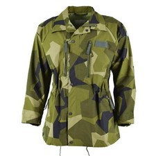 ORIGINAL SWEDISH ARMY HEAVY JACKET M90 SPLINTER CAMO FIELD TROOPS MILITARY NEW