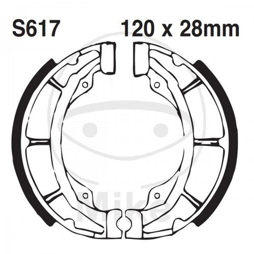 Pair brake pads ebc - pads,