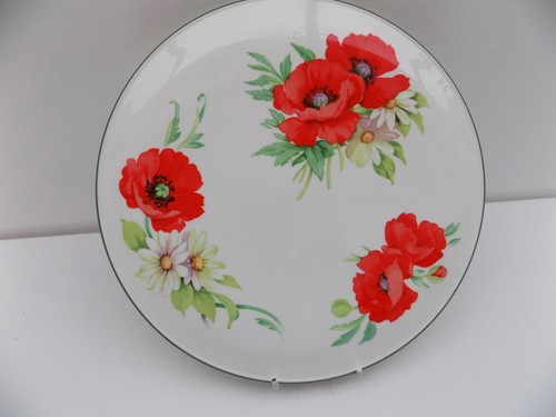 Royal worcester poppies cake - poppies,