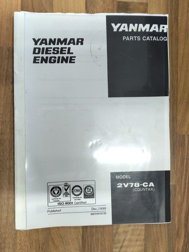 Yanmar model 2v78 - model, parts