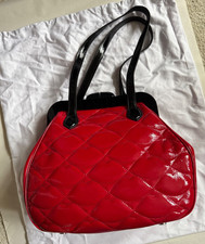 Lulu Guinness Ionic Patent Red