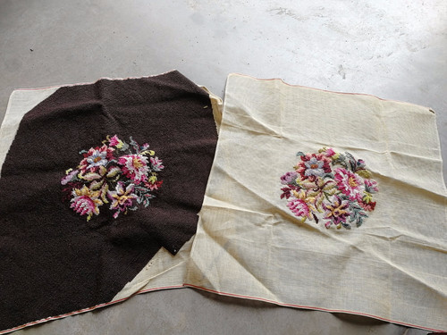 Vintage floral tapestry - vintage,