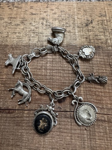 Vintage coro charm bracelet - vintage,