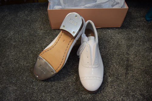 White patent bloch - white,