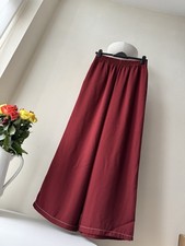 ZARA Burgundy Wide Leg
