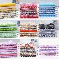 7Pcs Cotton Fabric Bundles Fat