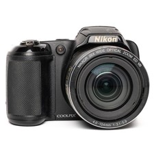Nikon CoolPix L810 16.1MP Black Digital Camera Good