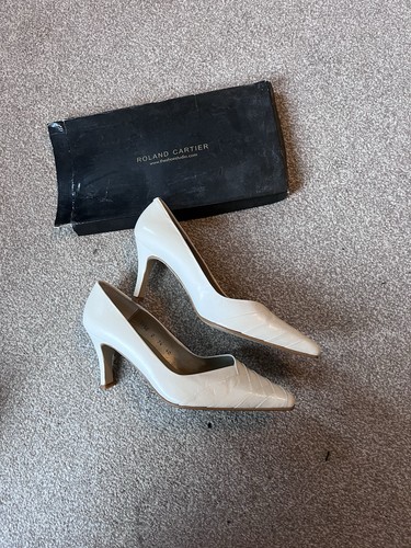 Roland cartier beige leather - roland,