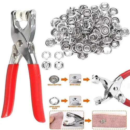 400pcs 5mm press stud snap - 9.5mm,