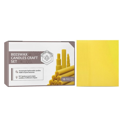 100 pure beeswax sheets - pure, for