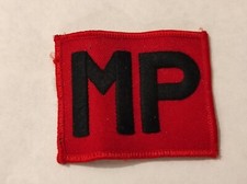 authentic 1990s British Military Police insignia badge patch cloth military