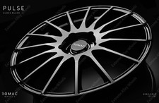 Alloy Wheels 17" Pulse For Volkswagen Jetta Lupo Polo Up Vento 4x100 Black