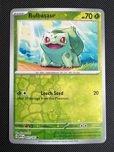 Bulbasaur 001 165 - bulbasaur, 001/165