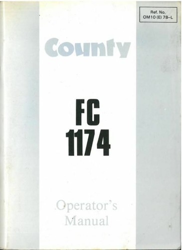 County tractor fc1174 - tractor,